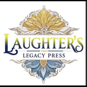 A logo for laughter 's legacy press.